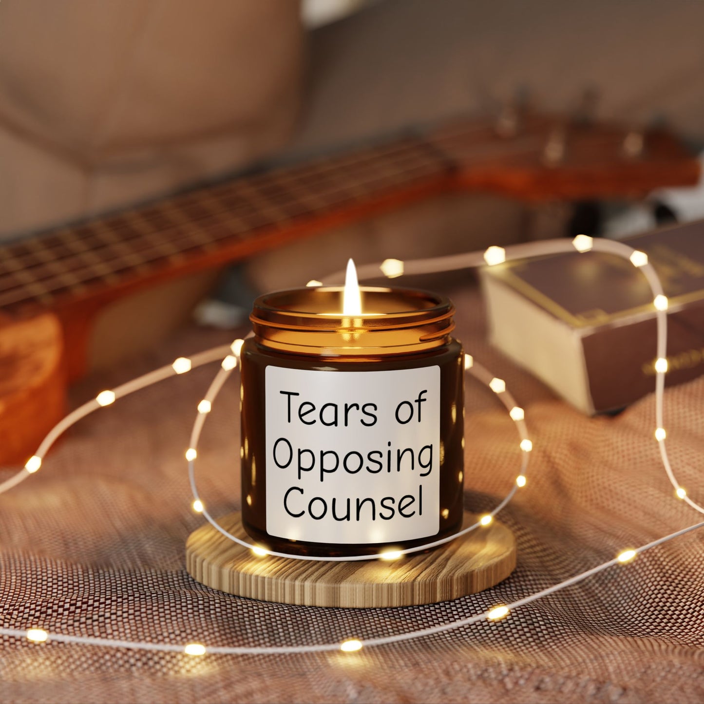 Tears of Opposing Counsel Candle